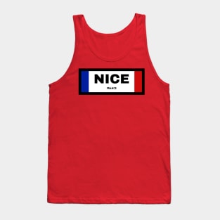 Nice City in French Flag Tank Top